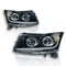 Winjet Drl Projector Head Light - Black / Clear CHWJ-0324-B - alternate 1